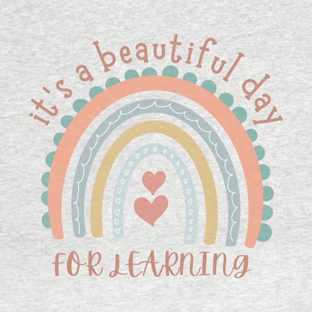 It's Beautiful Day For Learning Retro Teacher Students by hirashop